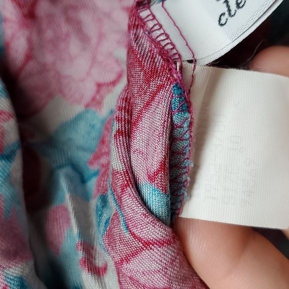 Country Sophisticates By Pendleton floral button down Size 10 Vintage - Picture 10 of 13